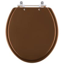 Tampa de Privada em MDF Evolution Ocre para vaso Santamarina