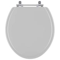 Tampa de Privada em MDF Évora Cinza Prata para louça Luzarte Tampa de Privada em MDF Évora Cinza Prata para louça Luzarte