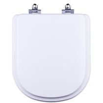 Tampa de Privada Fechamento Suave Flox Branco para vaso Fiori