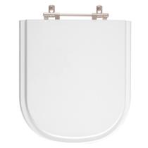 Tampa de Privada Poliéster Flox Branco para louça Fiori 6lpf