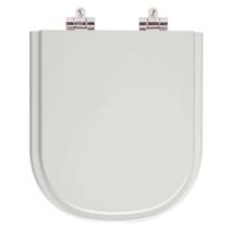 Tampa de Privada Poliéster Soft Close Flox Cinza Claro para louça Fiori 6lpf