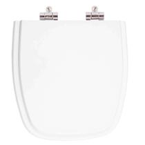 Tampa de Privada Poliéster Soft Close Savary Branco para louça Eternit 6lpf