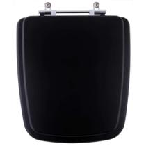 Tampa De Privada Sanitaria Poliester Boss Matte Black Fosco Preto Para Louça Incepa Tampa De Privada Sanitaria Poliester Boss Matte Black Fosco Preto Para Louça Incepa