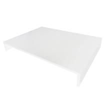 Tampa de proteção para cooktop de 1 boca com dimensões de até 31cm x 52cm cor Branco