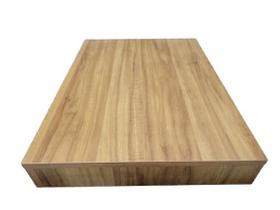 Tampa de proteção para cooktop de 2 bocas com dimensões de até 38cm x 52cm cor Madeirado Rústico