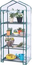 Tampa de PVC Greenhouse Worth 4 Tier Mini 160x48x71 cm Tampa de PVC Greenhouse Worth 4 Tier Mini 160x48x71 cm