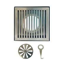 Tampa De Ralo Grelha Em Aço Inox 15x15 Para Maior Vazão