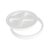Tampa de recipiente de armazenamento de alimentos para animais de estimação Gamma2 Seal White 3,5-7 galões Tampa de recipiente de armazenamento de alimentos para animais de estimação Gamma2 Seal White 3,5-7 galões