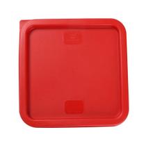 Tampa de recipiente de armazenamento de alimentos Restaurantware Met Lux Red Plastic