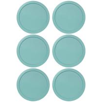Tampa de recipiente MRX Solutions, 15 cm, hermética, à prova de vazamentos, pacote com 6 Tampa de recipiente MRX Solutions, 15 cm, hermética, à prova de vazamentos, pacote com 6