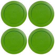 Tampa de recipiente MRX Solutions 7,5" de plástico redonda, pacote com 4 unidades, verde Tampa de recipiente MRX Solutions 7,5" de plástico redonda, pacote com 4 unidades, verde