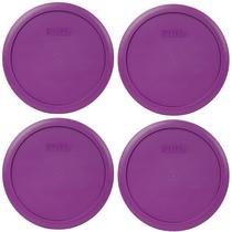 Tampa de reposição para armazenamento de alimentos Pyrex 7402-PC 6/7 xícaras x4 Tampa de reposição para armazenamento de alimentos Pyrex 7402-PC 6/7 xícaras x4