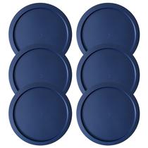Tampa de reposição para prato Pyrex de 4 xícaras 7201-PC azul (pacote com 6) Tampa de reposição para prato Pyrex de 4 xícaras 7201-PC azul (pacote com 6)