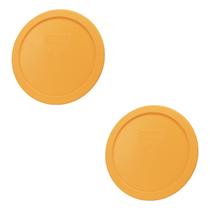 Tampa de reposição Pyrex 7401-PC com 3 xícaras de limão amarelo (pacote com 2) Tampa de reposição Pyrex 7401-PC com 3 xícaras de limão amarelo (pacote com 2)