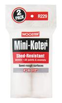 Tampa de rolo de pintura Wooster R229-4 Mini-Koter 4" x 1,3 cm, pacote com 2 Tampa de rolo de pintura Wooster R229-4 Mini-Koter 4" x 1,3 cm, pacote com 2