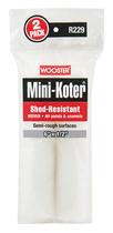 Tampa de rolo de pintura Wooster R229 Mini-Koter 15 cm e 1,3 cm Nap, pacote com 2 Tampa de rolo de pintura Wooster R229 Mini-Koter 15 cm e 1,3 cm Nap, pacote com 2