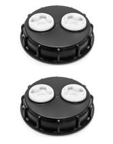 Tampa de sacola IBC QWORK para 6,5 IBC Tank Water Liquid, pacote com 2 unidades