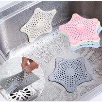 Tampa De Silicone Ralo Pia Tampa Estrela Cozinha Banheiro Universal Filtro
