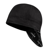 Tampa de soldagem ARCCAPTAIN reversível de 10 onças de algodão à prova de fogo preta Tampa de soldagem ARCCAPTAIN reversível de 10 onças de algodão à prova de fogo preta