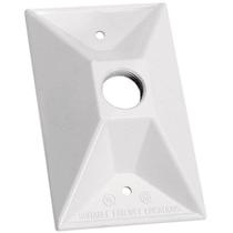 Tampa de suporte de lâmpada Sigma Electric 14371WH branca 1/2" Tampa de suporte de lâmpada Sigma Electric 14371WH branca 1/2"