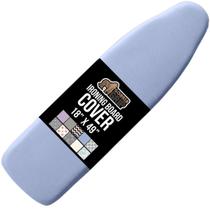 Tampa de tábua de passar roupa GORILLA GRIP com revestimento de silicone azul 18x49