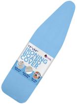 Tampa de tábua de passar roupa HOLDN' STORAGE revestida de silicone azul Tampa de tábua de passar roupa HOLDN' STORAGE revestida de silicone azul