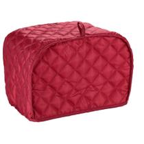 Tampa de torradeira Ruibo 2 fatias de poliéster vinho tinto 29 cm x 20 cm x 20 cm
