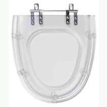 Tampa de Vaso Acrilico Transparente Aloha para bacia Celite 6lpf