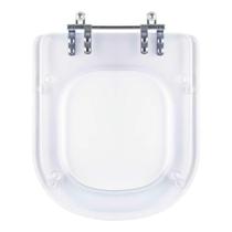 Tampa de Vaso Acrilico Transparente Square para bacia Sanitex 6lpf