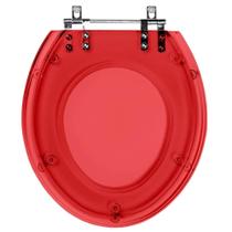 Tampa de Vaso Acrilico Transparente Vermelho para vaso Incepa Flamingo Tampa de Vaso Acrilico Transparente Vermelho para vaso Incepa Flamingo