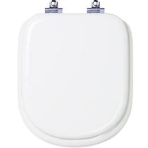 Tampa de Vaso Almofadado com Amortecedor Vogue Plus Branco para bacia Deca Tampa de Vaso Almofadado com Amortecedor Vogue Plus Branco para bacia Deca