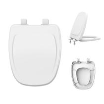 Tampa de Vaso Assento Sanitário Deca Monte Carlo Tupan Polipropileno Anatômico Compatível com Bacia 1.6 6Lpf Tampa de Vaso Assento Sanitário Deca Monte Carlo Tupan Polipropileno Anatômico Compatível com Bacia 1.6 6Lpf