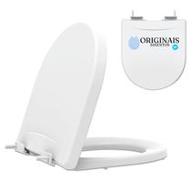 Tampa de Vaso Assento Sanitário Incepa Calypso Tupan Polipropileno Anatômico Resistente com Fixador Ajustável