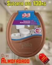 Tampa de Vaso / Assento Sanitário Ocre Almofadado 2391 Herc