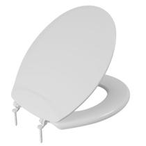 Tampa De Vaso Assento Sanitário Oval Branco Astra