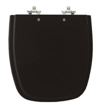 Tampa De Vaso City Preto Para Bacia Celite 1.6Gpf 6Lpf Mdf Tampa De Vaso City Preto Para Bacia Celite 1.6Gpf 6Lpf Mdf