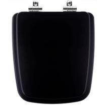 Tampa de Vaso com Amortecedor Boss Matte Black para Bacia Incepa 6lpf Tampa de Vaso com Amortecedor Boss Matte Black para Bacia Incepa 6lpf