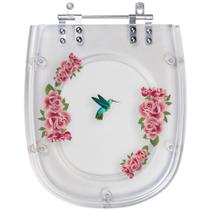 Tampa de Vaso Decorada Beija Flor para vaso Icasa Sabatini Tampa de Vaso Decorada Beija Flor para vaso Icasa Sabatini