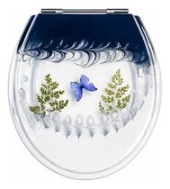 Tampa De Vaso Decorado Acrílico Branco Convencional Dul
