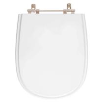 Tampa de Vaso em MDF Paris Branco para bacia Ideal Standard