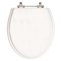 Tampa de Vaso em MDF Ritz Branco para bacia Deca