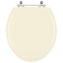 Tampa de Vaso MDF Dalia Marfim (Bege Claro) para bacia Fiori