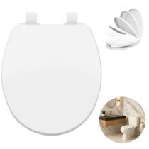Tampa de Vaso Oval Deca Ravena Soft Close Retire e limpe com Fechamento Suave e Fixadores Ajustáveis Tupan