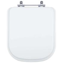 Tampa de Vaso Poliéster Debba Square Branco para bacia Roca 6lpf