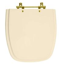 Tampa de Vaso Poliéster Versato Rosato para bacia Celite com Ferragem Dourada