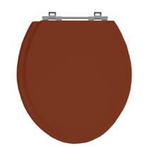 Tampa de Vaso Ravena Caramelo para Bacia Deca Mdf Laqueado