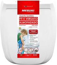 Tampa De Vaso Sanitário Almofadada Fit Para Celite Branco - Mebuki