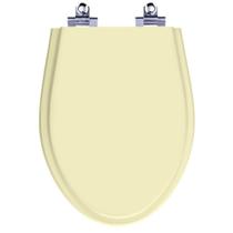 Tampa de Vaso Sanitário com Amortecedor Absolute Bone (Bege Claro) para Bacia Ideal Standard Tampa de Vaso Sanitário com Amortecedor Absolute Bone (Bege Claro) para Bacia Ideal Standard