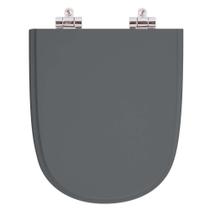 Tampa de Vaso Sanitário com Amortecedor Ezedra Cinza Quartzo para vaso Ideal Standard Tampa de Vaso Sanitário com Amortecedor Ezedra Cinza Quartzo para vaso Ideal Standard