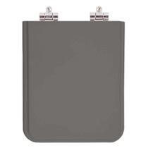 Tampa de Vaso Sanitário com Amortecedor Square Cinza Ambar para vaso Incepa